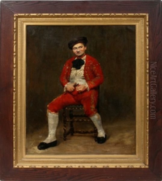 Seated Matador Oil Painting by Sarah Noble Ives