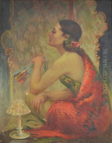 The Exotic Woman Oil Painting by Oscar Theodore Jackman