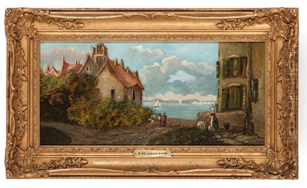 View Near St. Malo Oil Painting by Frederick William Jackson