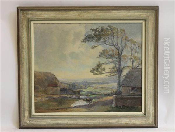 Above Runswick Bay Oil Painting by Frederick William Jackson