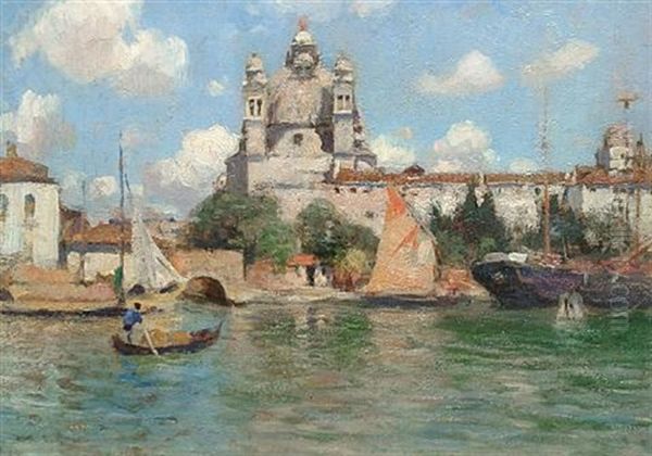 Venice Oil Painting by Frederick William Jackson