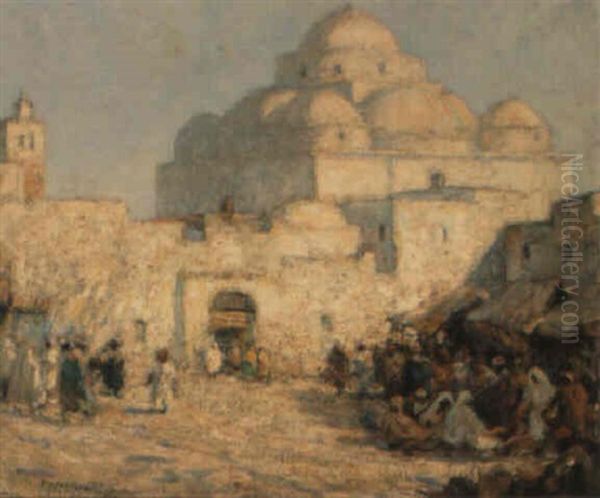 Morocco Oil Painting by Frederick William Jackson