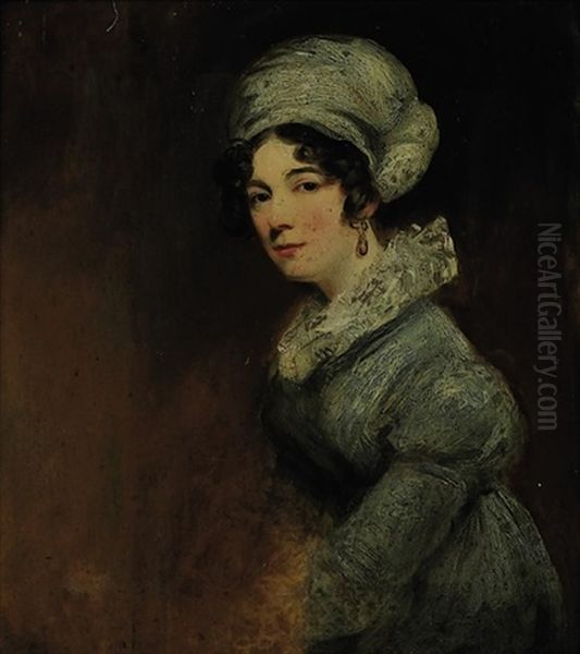 Portrait Of Sarah Spencer, Wife Of William, 3rd Baron Lyttelton Oil Painting by John Jackson