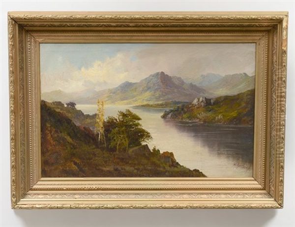 Eagle Cliff At Profile Lake, New Hampshire Oil Painting by Mason Jackson