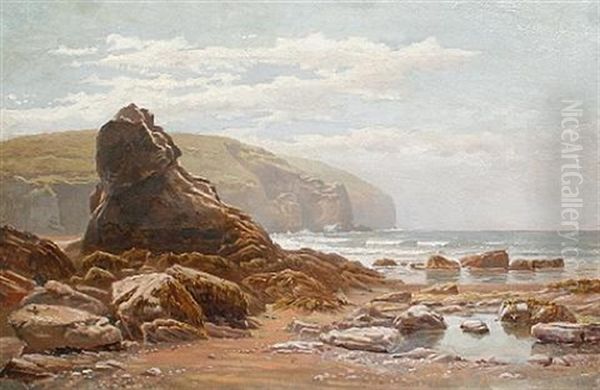 Woolacombe Bay, North Devon Oil Painting by Samuel Phillips Jackson