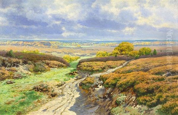 Path Through The Valley Oil Painting by William Franklin Jackson