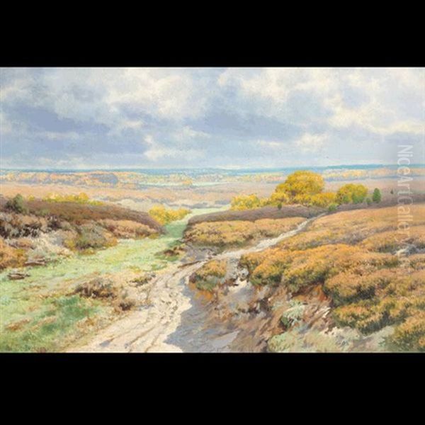 Country Path Oil Painting by William Franklin Jackson