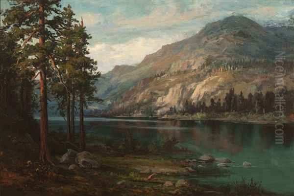 Lake Tahoe Oil Painting by William Franklin Jackson