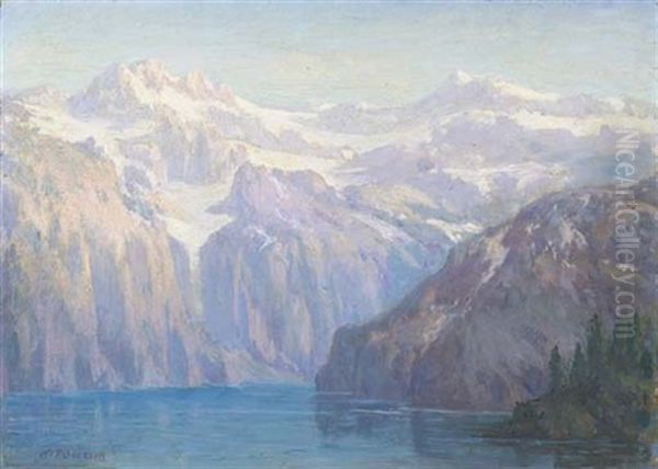 Canadian Rockies Oil Painting by William Franklin Jackson