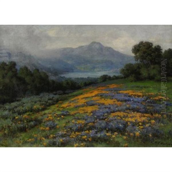 View Of Mt. Tamalpais Oil Painting by William Franklin Jackson