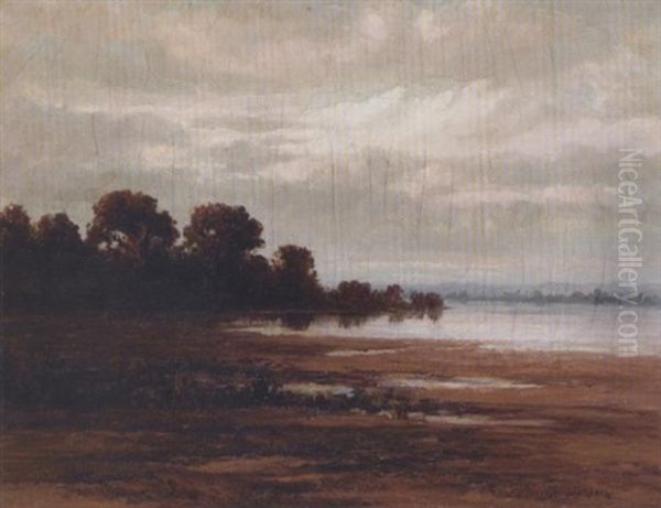 2 1/2 Miles East Of The Sacramento River Oil Painting by William Franklin Jackson