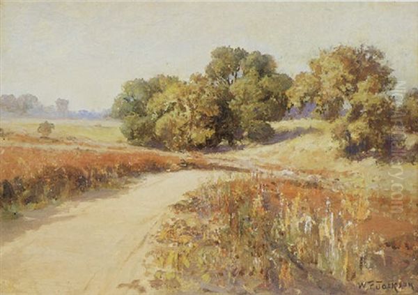 A Country Road Oil Painting by William Franklin Jackson