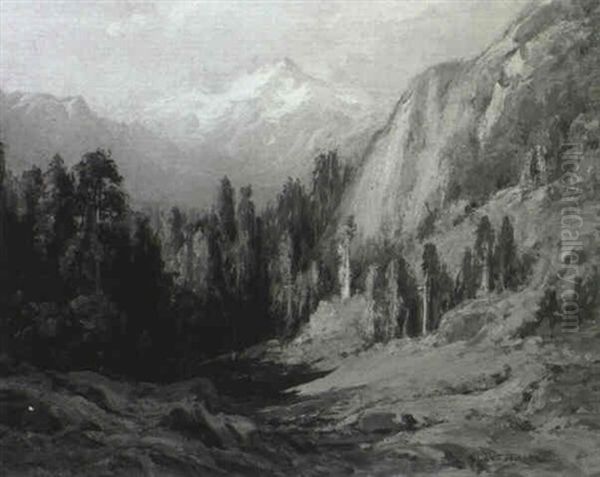 High Sierras Oil Painting by William Henry Jackson