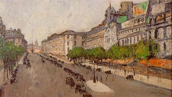 Paris, Rue Royale Oil Painting by Max Jacob