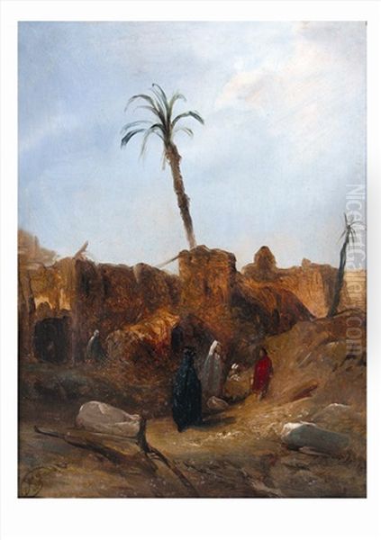 Village Du Sud Oil Painting by Jacob Jacobs