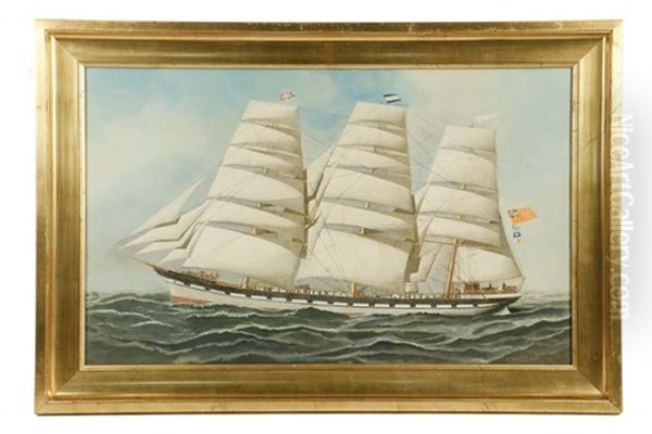 Portrait Of British Clipper Ship 