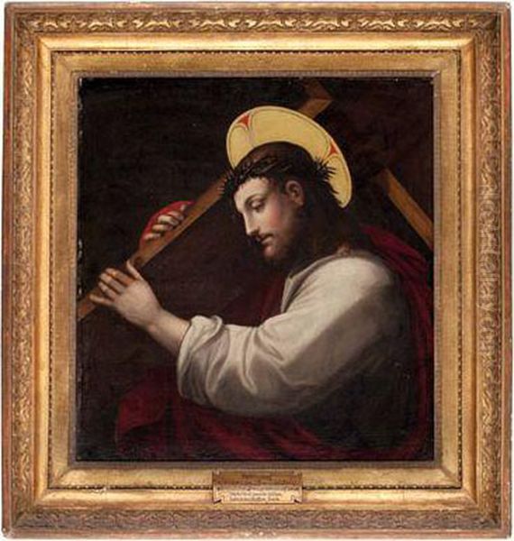 Kreuztragender Christus Oil Painting by Fra Bartolomeo