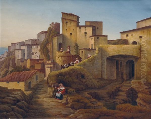 View On Cervara by Jacob Jacobson