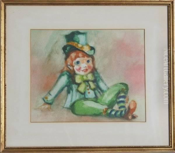 Leprechaun Oil Painting by Pierluigi Bartolucci-Alfieri