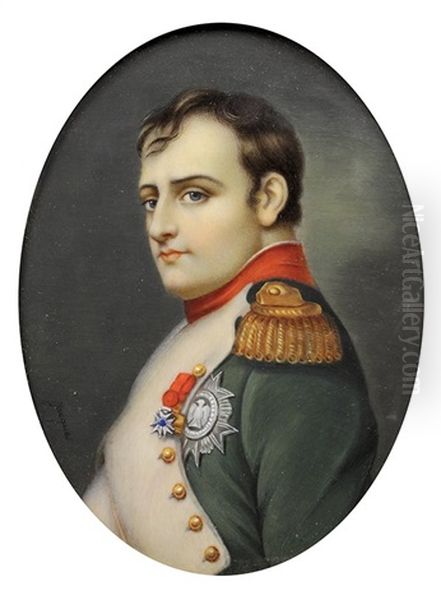 Portrait Of Napoleon Oil Painting by Nicolas Jacques