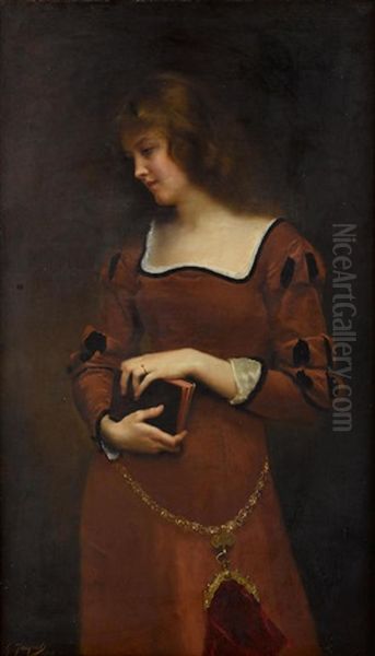 Wistful Thoughts Oil Painting by Gustave Jean Jacquet