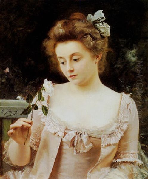 Le Printemps Oil Painting by Gustave Jean Jacquet