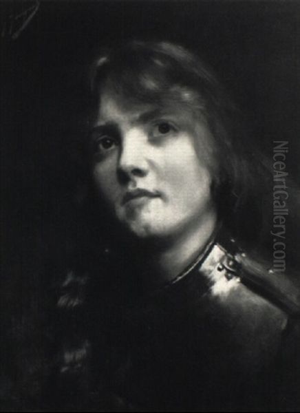 Jeanne D'arc Oil Painting by Gustave Jean Jacquet