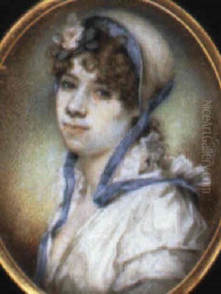 A Lady Oil Painting by Charles Jagger