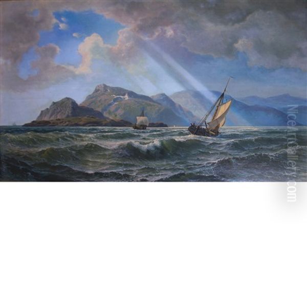 Hope In High Waters Oil Painting by Hans Emil Jahn