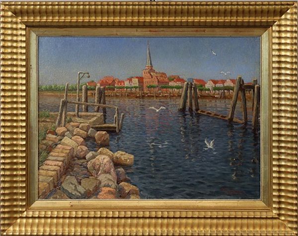 Hafen In Travemunde by Oskar Jahnke