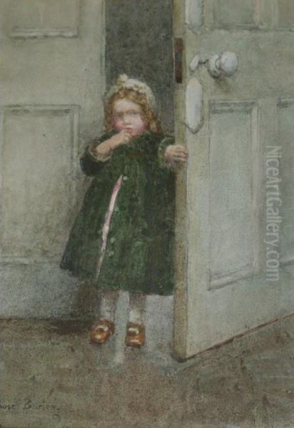 May I Come In Oil Painting by Rose Barton