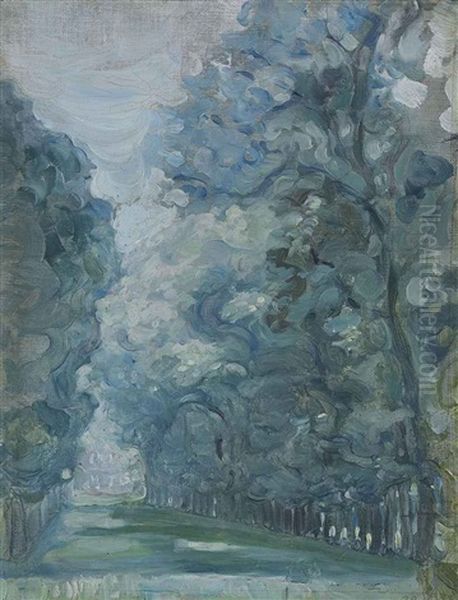 Allee D'arbres Oil Painting by Maria Vasilevna Jakunchikova