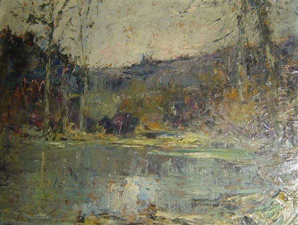 Premiers Beaux Jours, La Malignee Oil Painting by Armand Gustave Gerard Jamar