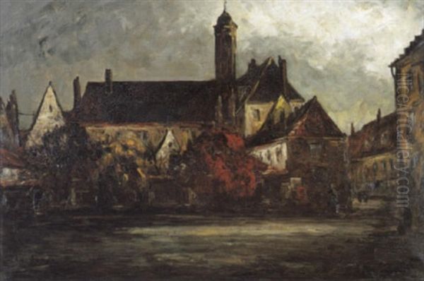 Gezicht Te Brugge Oil Painting by Armand Gustave Gerard Jamar