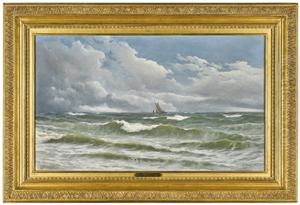 Rolling Breakers Oil Painting by David James