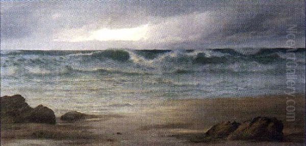 Incoming Tide Oil Painting by David James