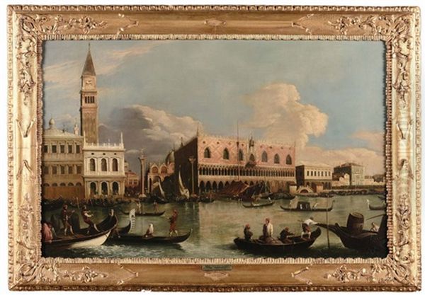 Veduta Di Venezia Oil Painting by William James