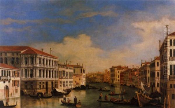 Sicht Vom Canale Grande Oil Painting by William James