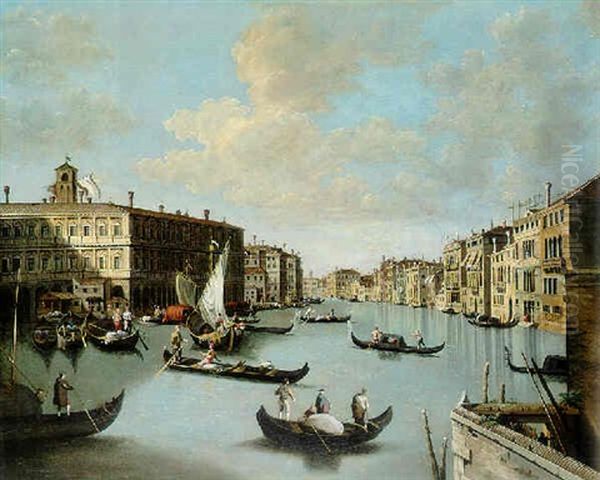 Le Grand Canal A Venise Oil Painting by William James