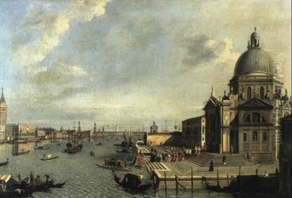 The Entrance To The Grand Canal, Venice Oil Painting by William James