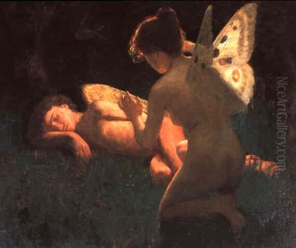 Cupido Und Psyche Oil Painting by Middleton Jameson