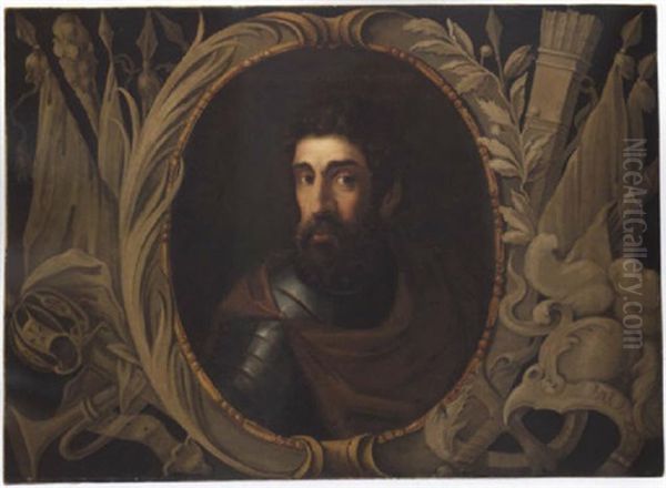 Portrait Of William Wallace Oil Painting by George Jamesone