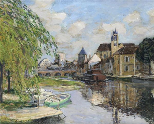 Moret Oil Painting by Alexander Jamieson