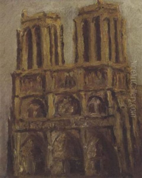 Notre Dame, Paris Oil Painting by Alexander Jamieson