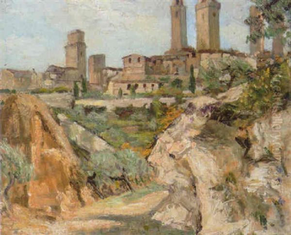 San Gimigniano Oil Painting by Alexander Jamieson