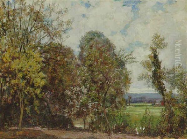 Spring Landscape Oil Painting by Alexander Jamieson