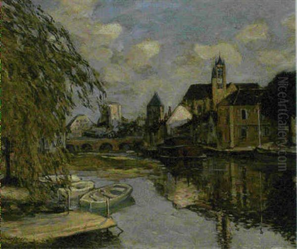 Moret Oil Painting by Alexander Jamieson