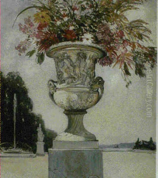 An Urn, Versaille Oil Painting by Alexander Jamieson