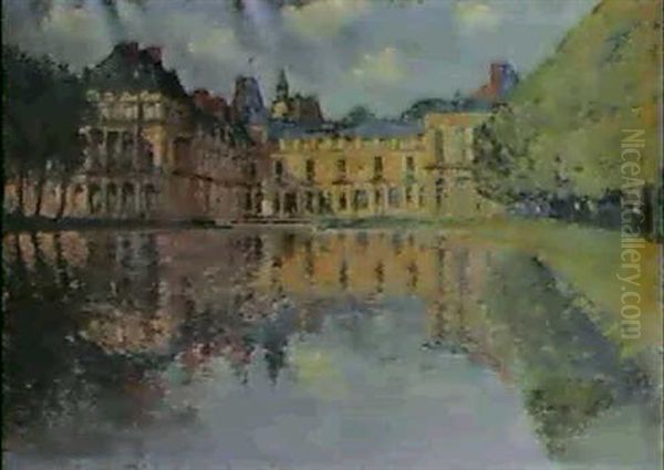 The Chateau,fontainebleau Oil Painting by Alexander Jamieson