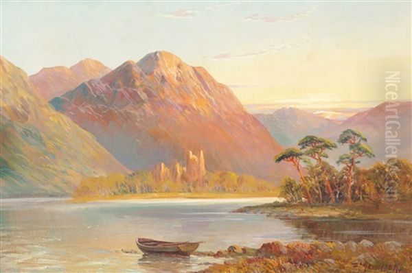 Scottish Loch Oil Painting by Francis E. Jamieson